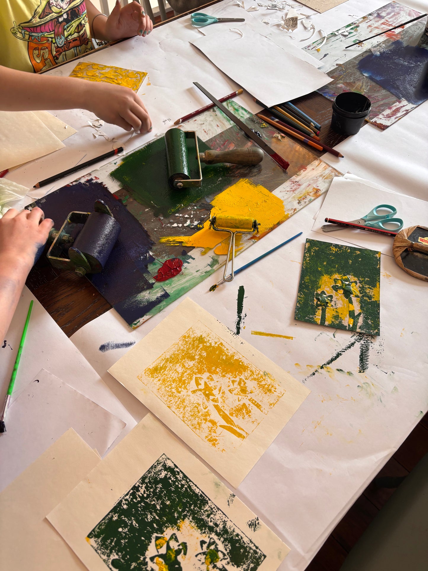 Summer Kids' Sessions - Collograph printing with Wild North - July 28th