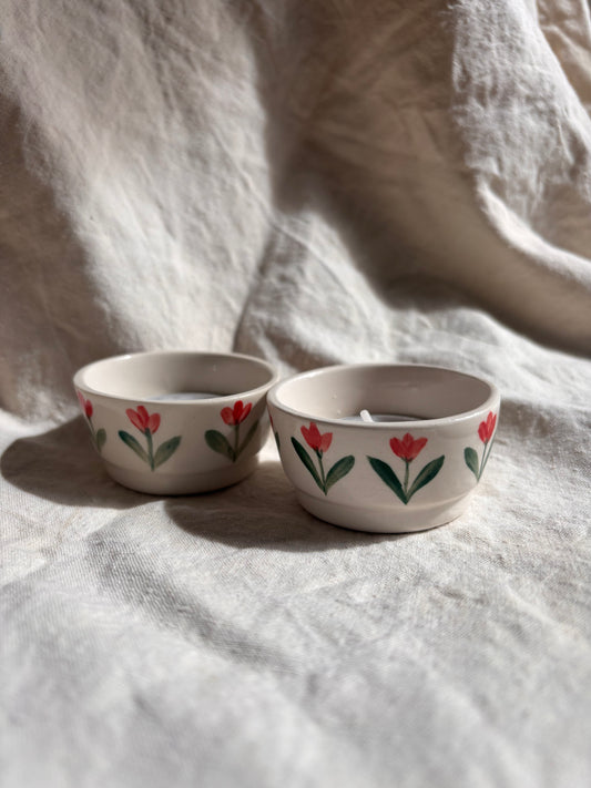 Florrie & Wren - Ceramic Tea Light Holder