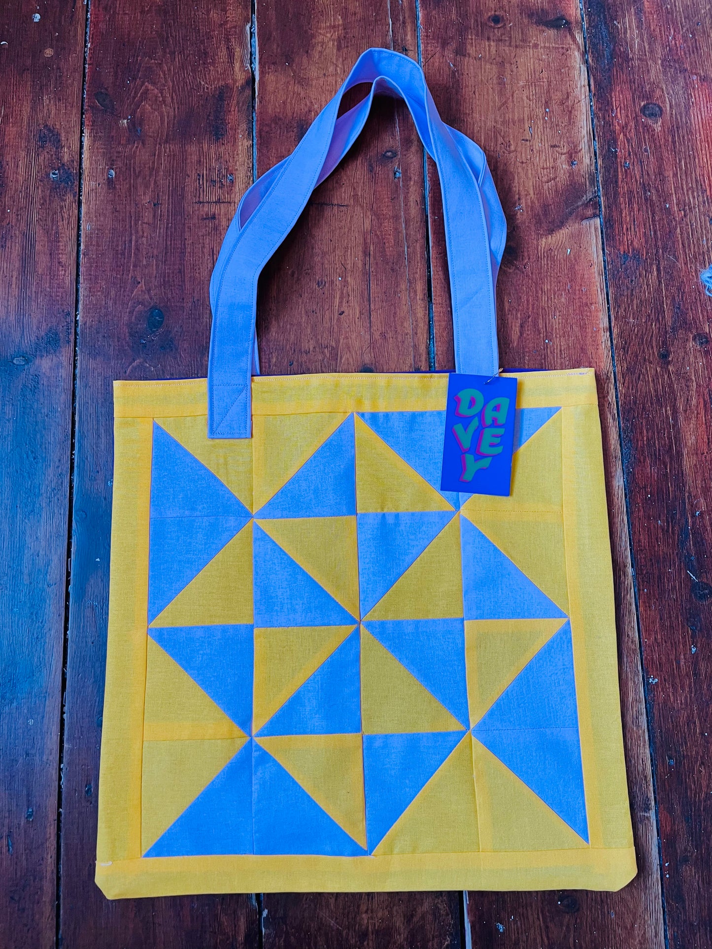 Davey Makes - Patchwork Tote Bag