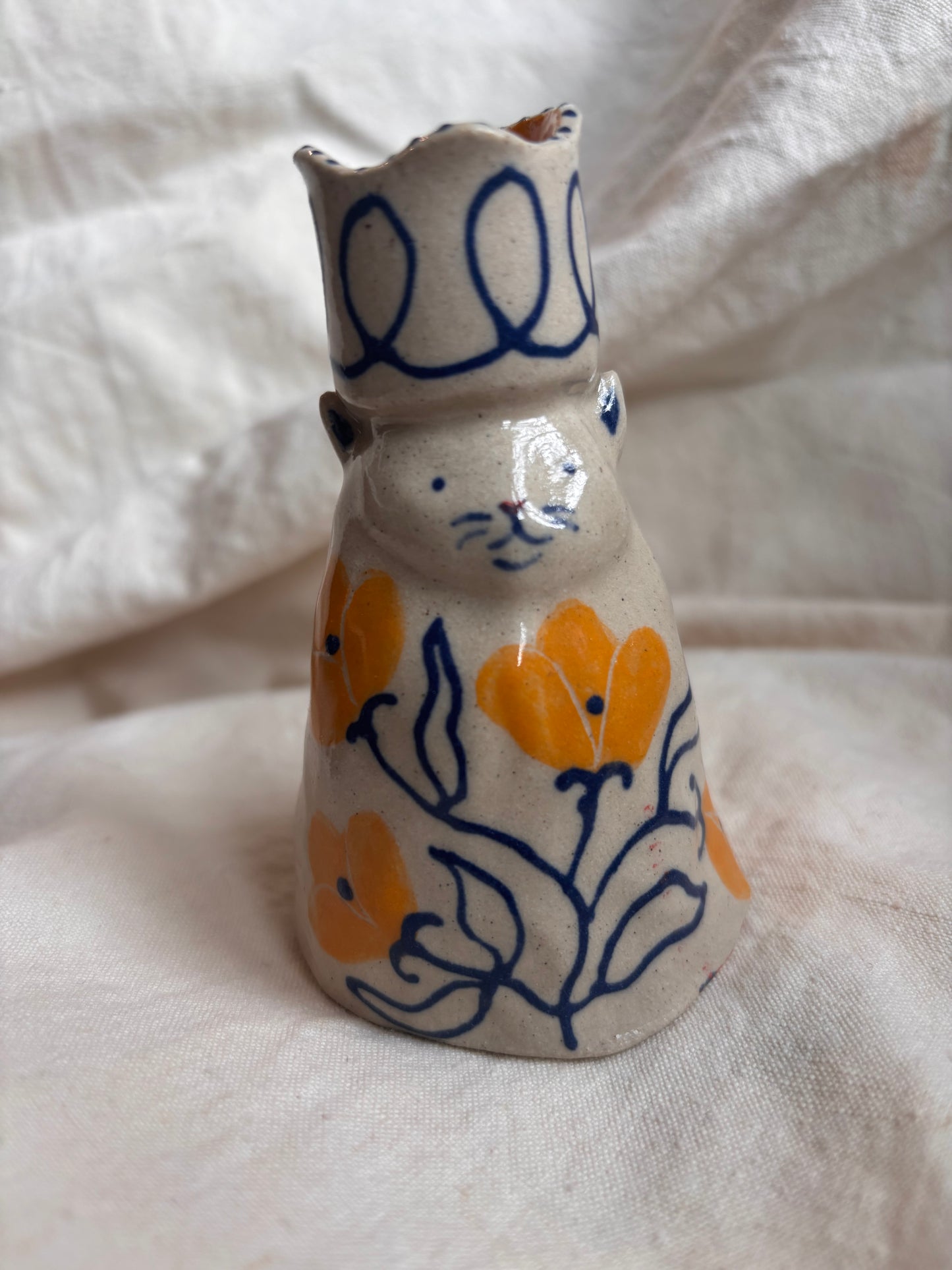 Louise Hick - Cat Candlestick