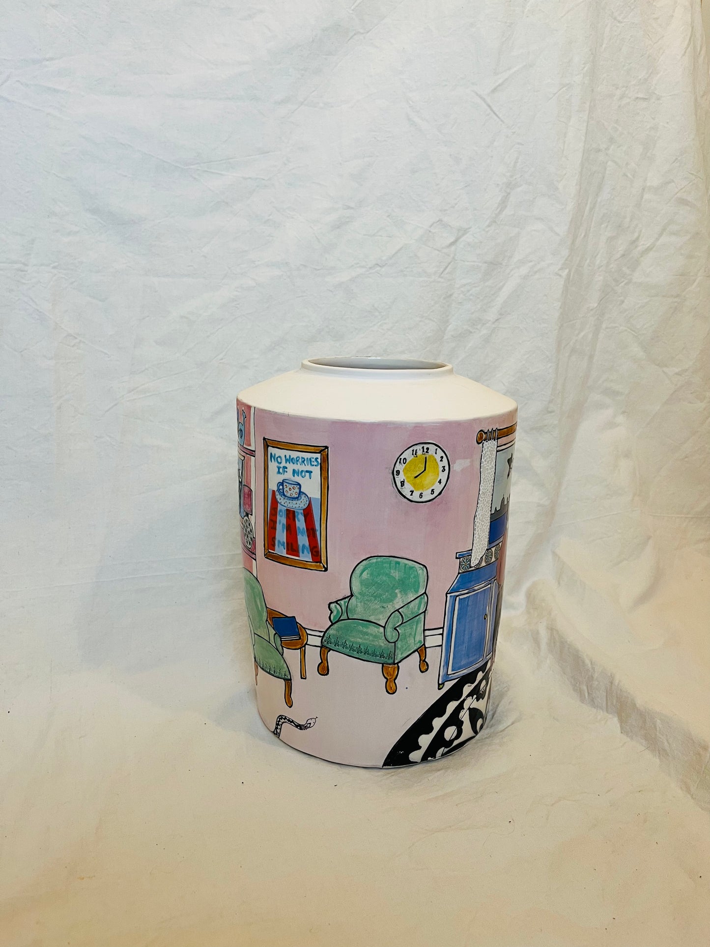 Emily Conroy Ceramics - 'Something Wicked' large vase