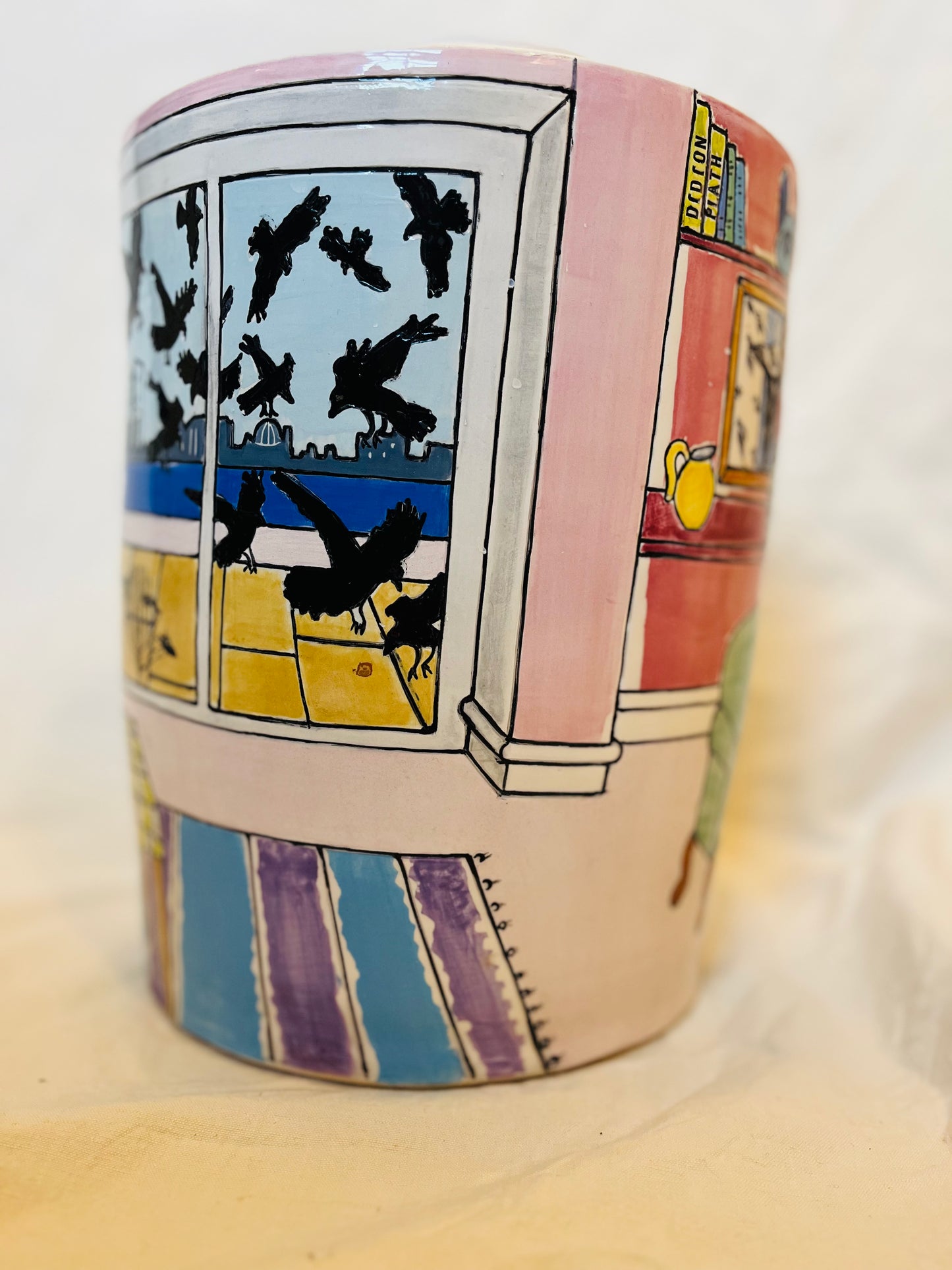 Emily Conroy Ceramics - 'Something Wicked' large vase