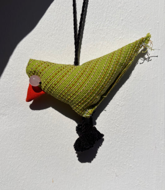 Senyu - handwoven bird decoration