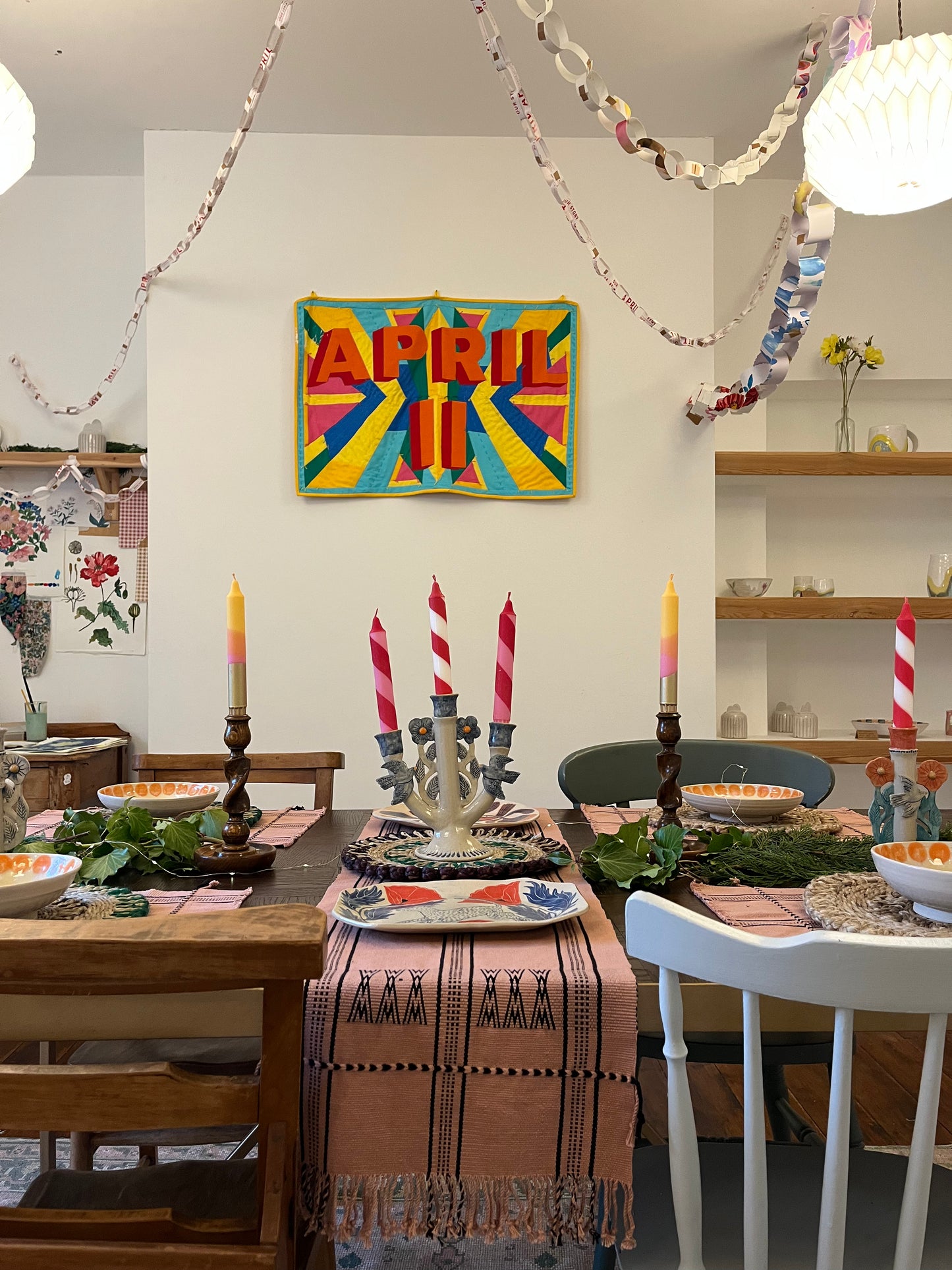 Louise Hick Ceramics - Bird Candelabra