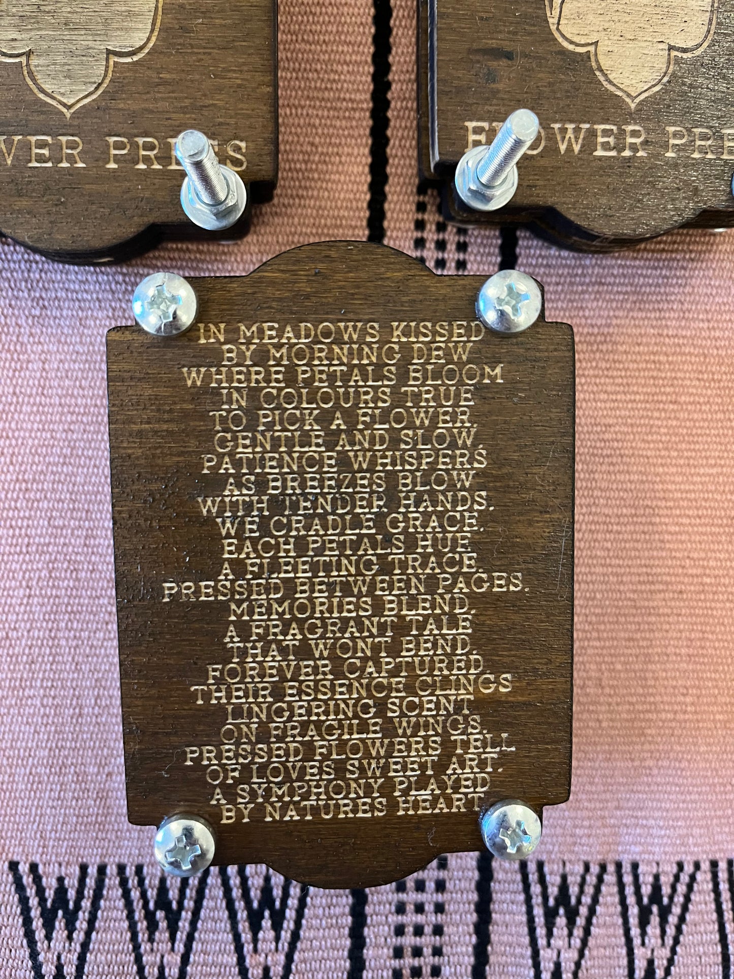 Thistle & Moonlace - Mini Flower press