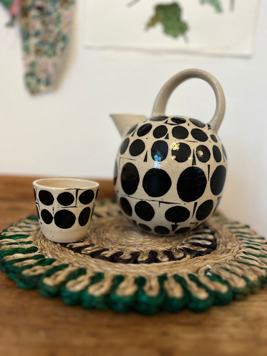 Emily Conroy Ceramics - Spotty Water Jug - large