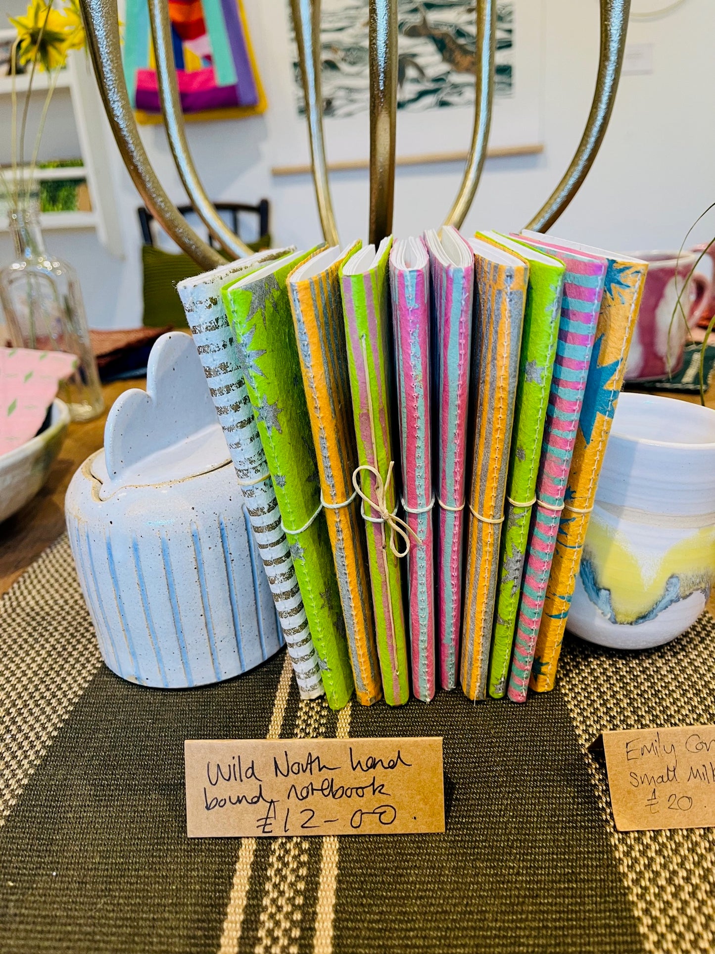 Wild North hand bound note book