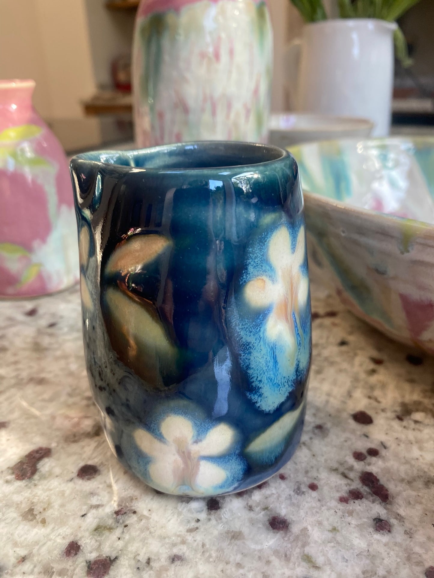 Ceramics by Kat - Decorated Milk Jug