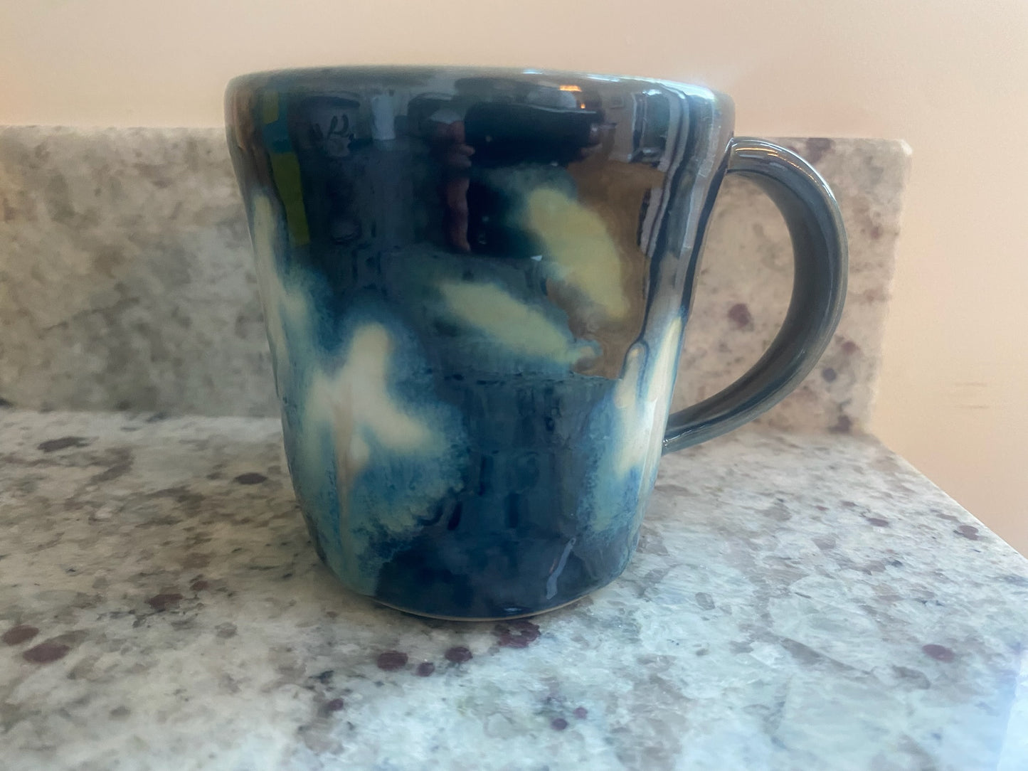 Ceramics by Kat  - Storm Honey Flowers Mug
