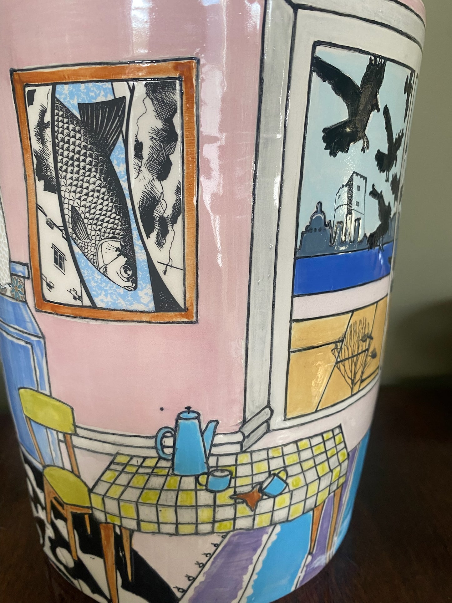 Emily Conroy Ceramics - 'Something Wicked' large vase