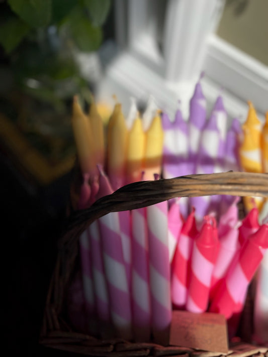 Florrie & Wren - Spiral Dinner Candles