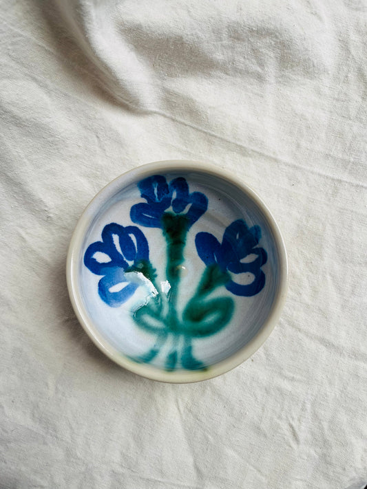 Ceramics by Kat - nibble flower bowl in pink