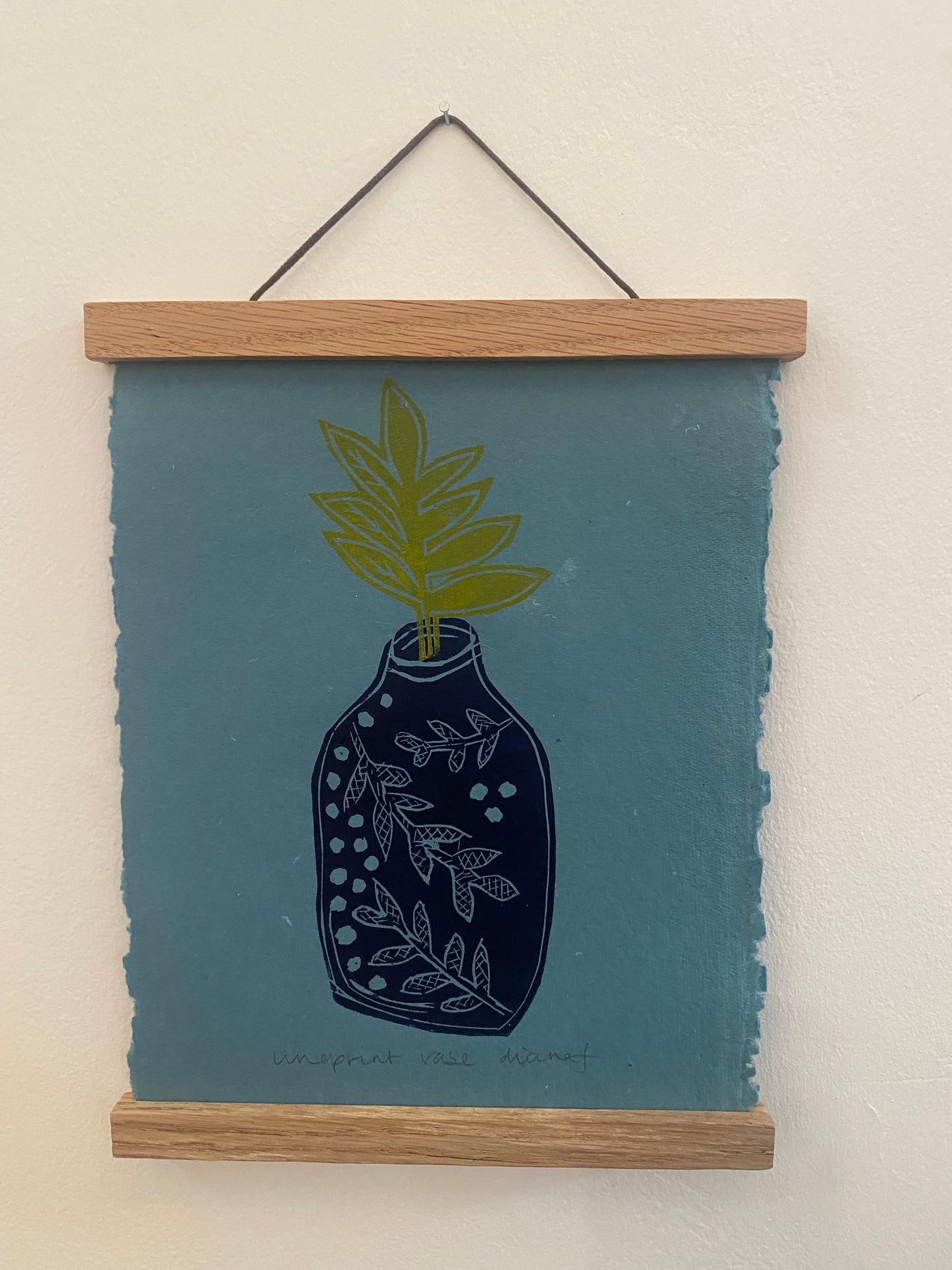 Diana Fitzpatrick - Original Artwork - Linoprint on handmade paper