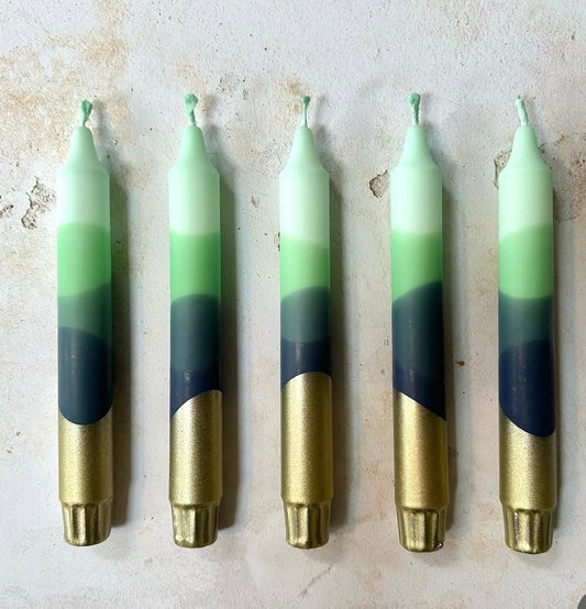 Florrie & Wren - Gold Dipped Dinner Candles