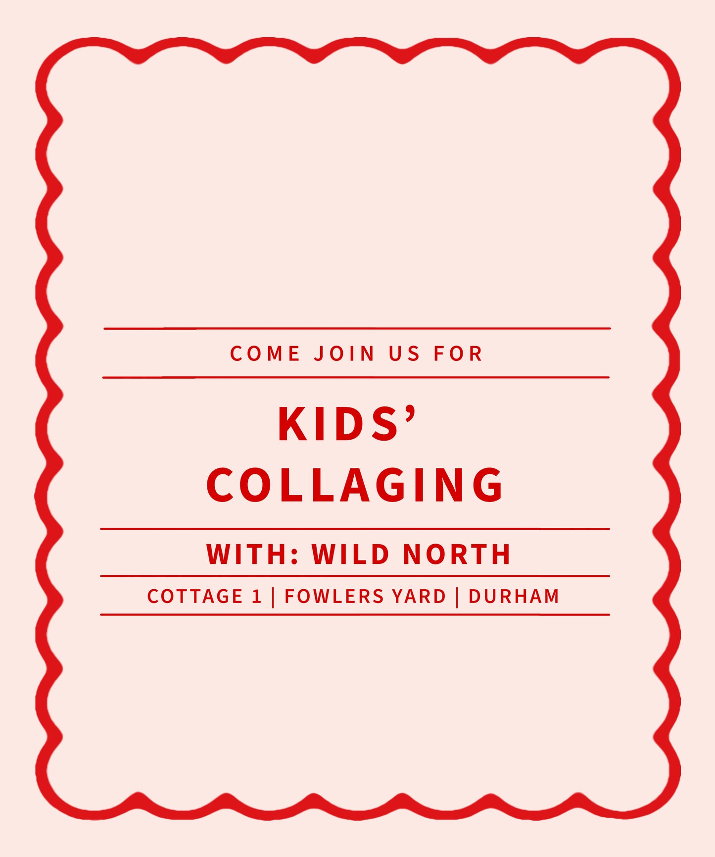 Kids' Collaging Workshop with Wild North - October 27th