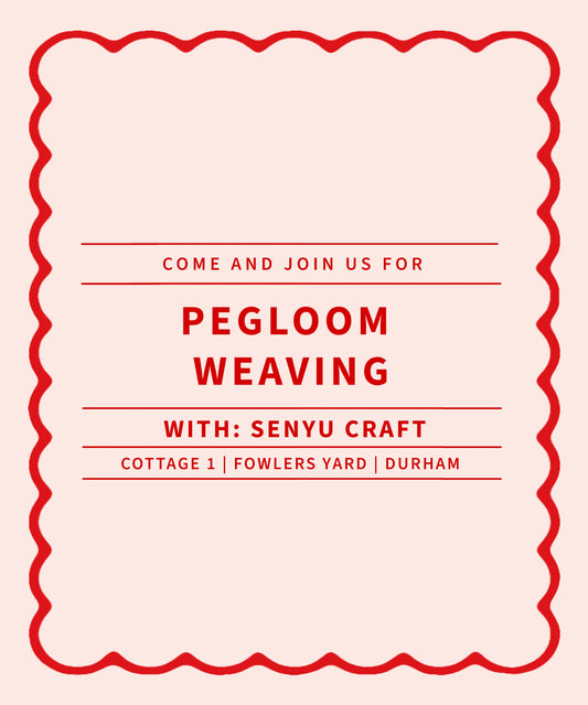 Peg loom Weaving with Senyu Craft - November 18