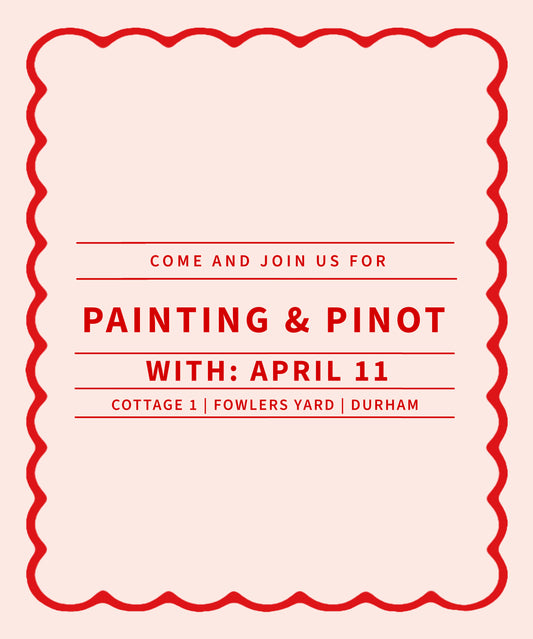 Painting & Pinot Workshop with April 11 - January 29
