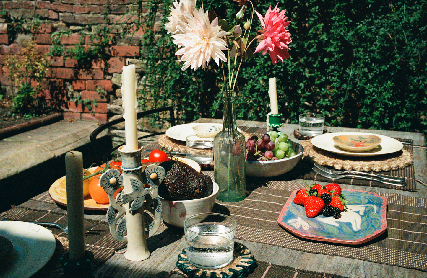 Senyu - Handwoven Placemats - Beige & Khaki