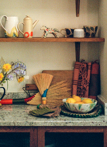 Senyu - Handwoven Placemats - dusty rose