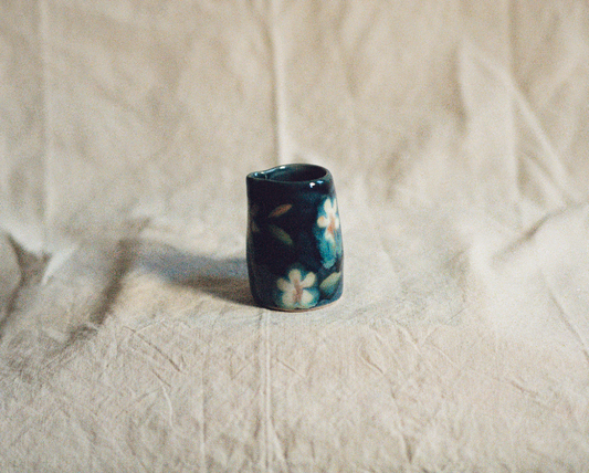 Ceramics by Kat - Decorated Milk Jug