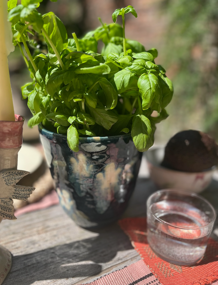 Ceramics by Kat - Large Storm Honey Planter