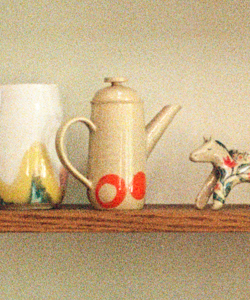 Emily Conroy Ceramics - Orange Circle Teapot