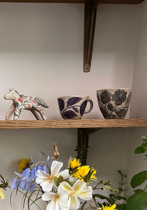 Louise Hick - Large Hand Illustrated Mug