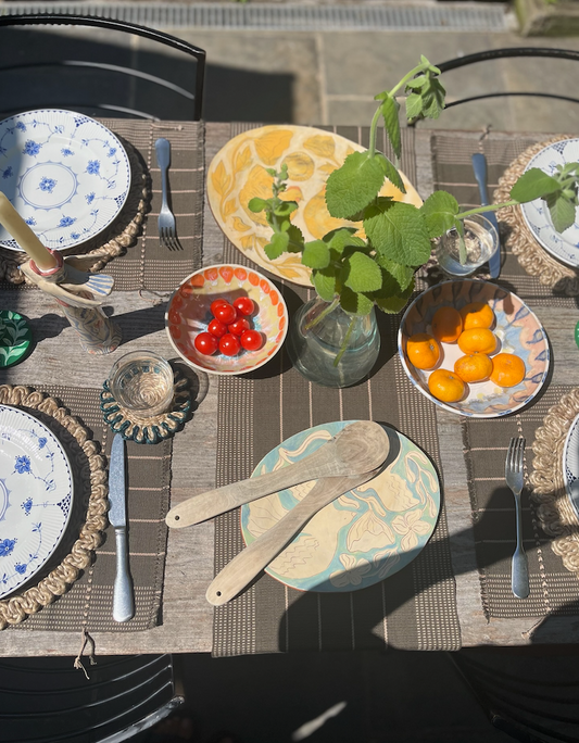 Louise Hick - Large Stoneware Serving Plate