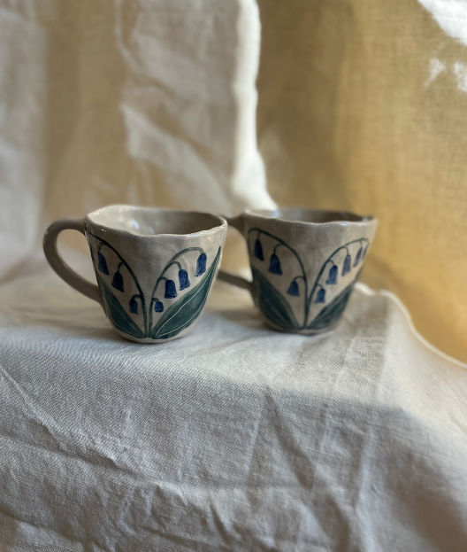 Louise Hick - Large Hand Illustrated Mug