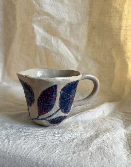 Louise Hick - Small Hand Illustrated Mug