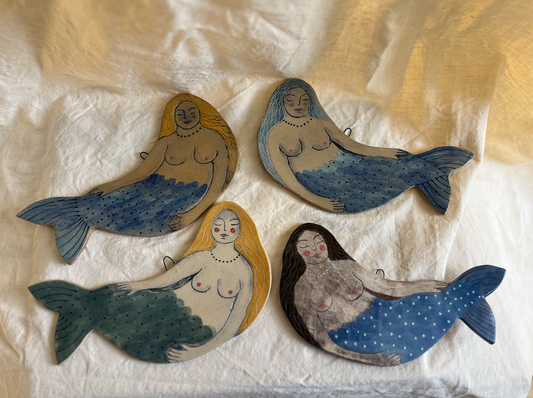 Louise Hick - Decorative Ceramic Mermaid