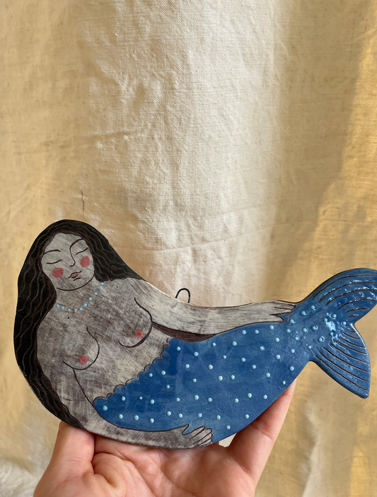 Louise Hick - Decorative Ceramic Mermaid
