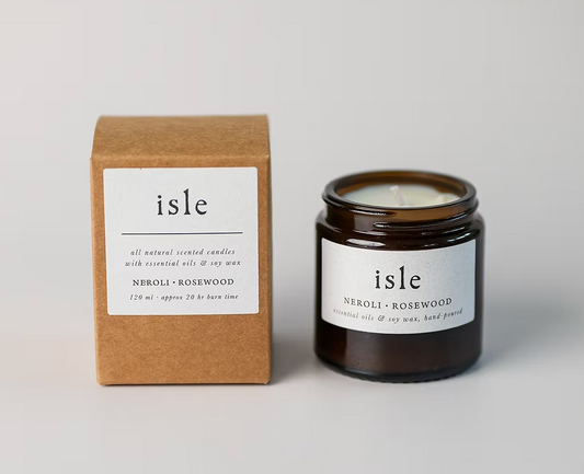 Isle Scented Candle - Neroli & Rosewood