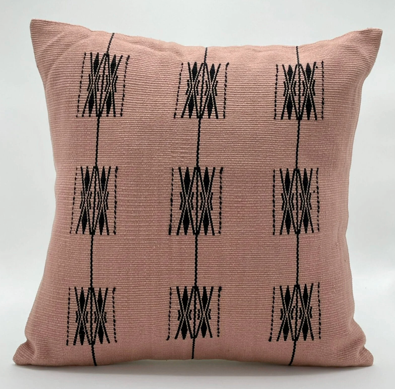 Senyu - Handwoven Cushion Cover - Dusty Rose