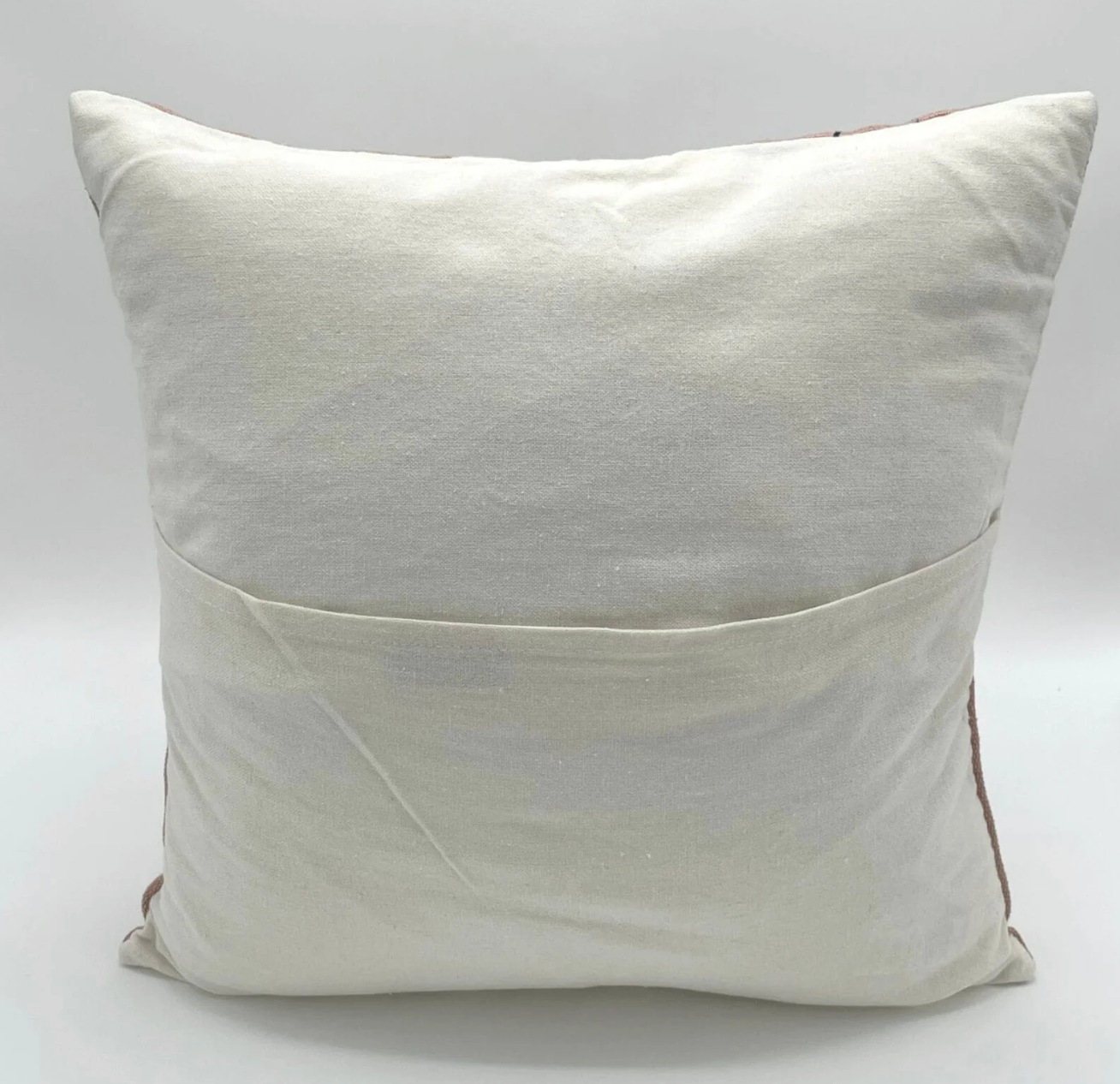 Senyu - Handwoven Cushion Cover - Dusty Rose