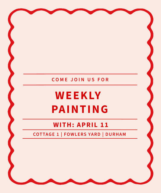 Weekly Painting Workshop - With April 11.