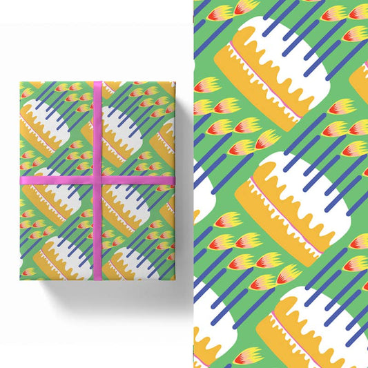 Birthday Cake Gift Wrap